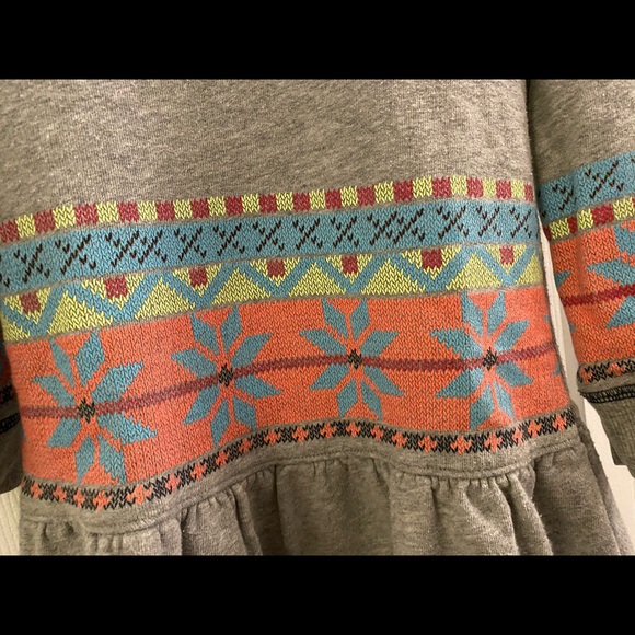 Cozy sweatshirt dress/tunic with hood - Picture 2 of 4